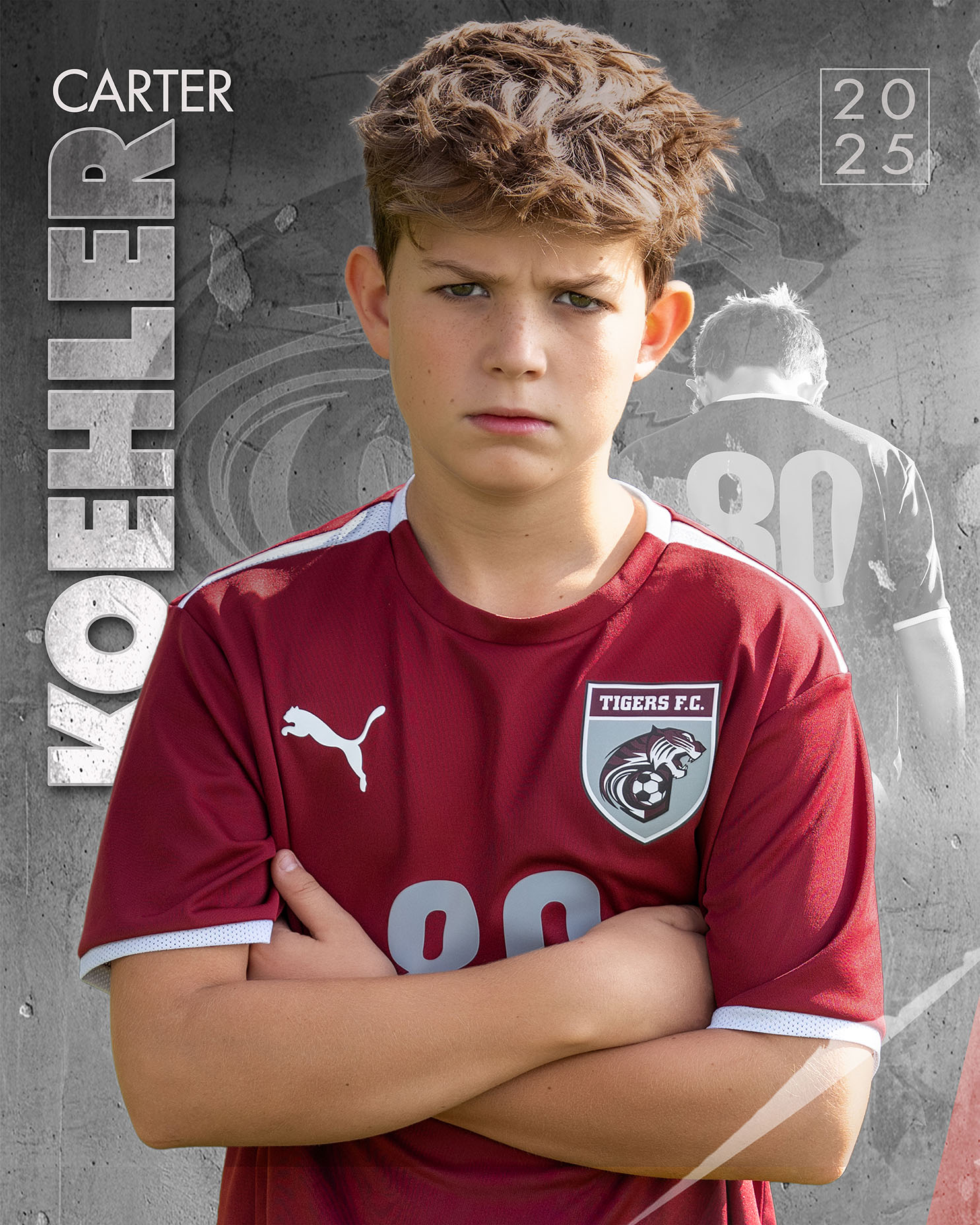 Athlete portrait